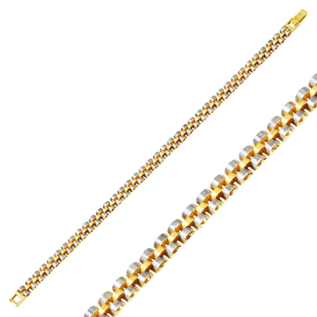 Rolex Kordon 14 Karat Gold Unisex Bracelet