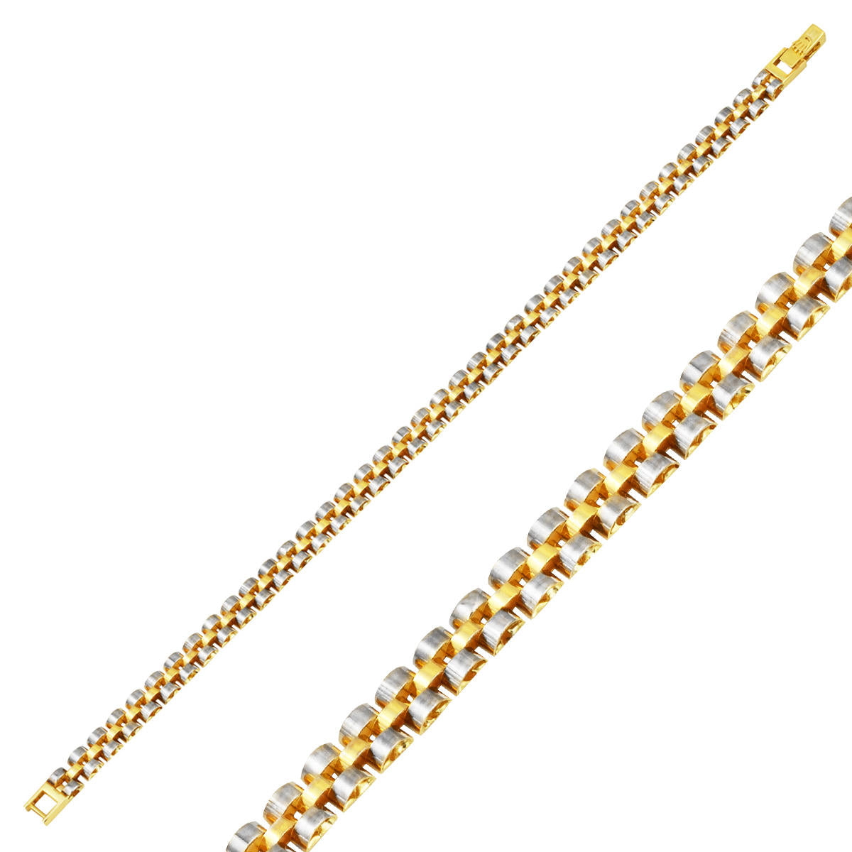 Rolex Kordon 14 Karat Gold Unisex Bracelet