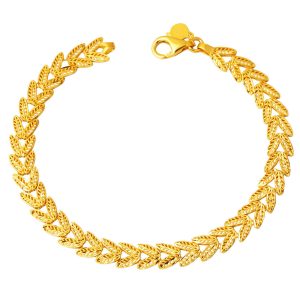 Başak Model 14 Carats sans Pierre Or Bracelet