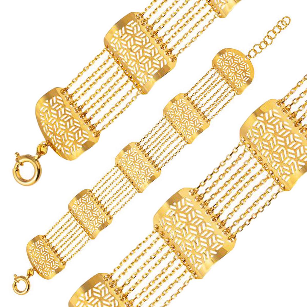Urfa Akıtma 14 Karat Gold Bracelet