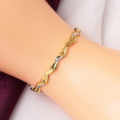 Taşsız 14 Ayar Altın Bileklik - 14K - 6.24g - EZ Gold
