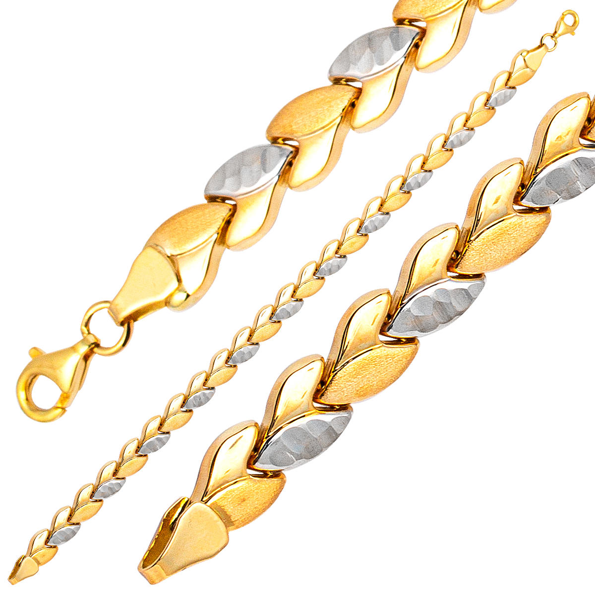 Plain 14 Karat Gold Bracelet