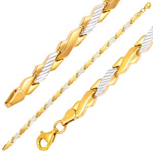 Plain 14 Karat Gold Bracelet