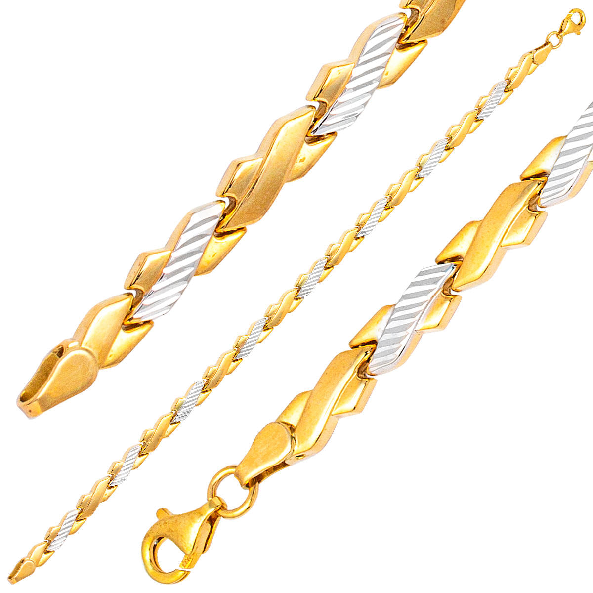 Plain 14 Karat Gold Bracelet