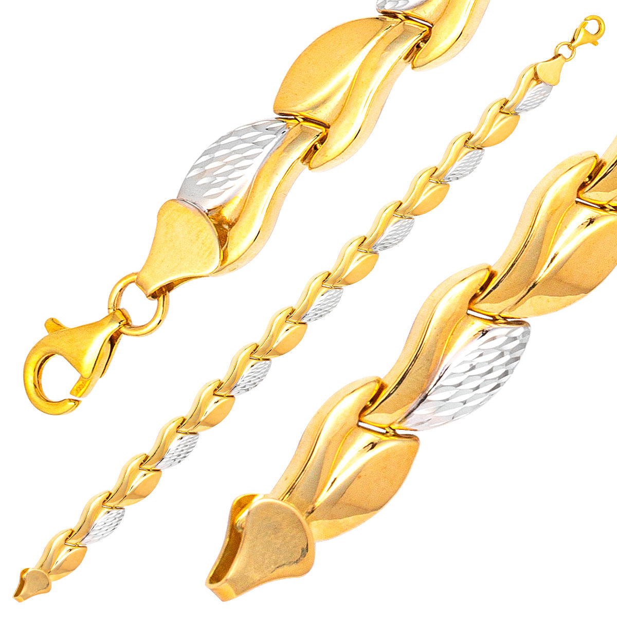 Plain 14 Karat Gold Bracelet