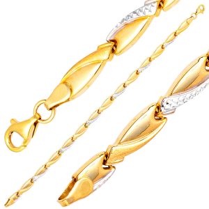 2 Coloré 14 Carats Or Bracelet