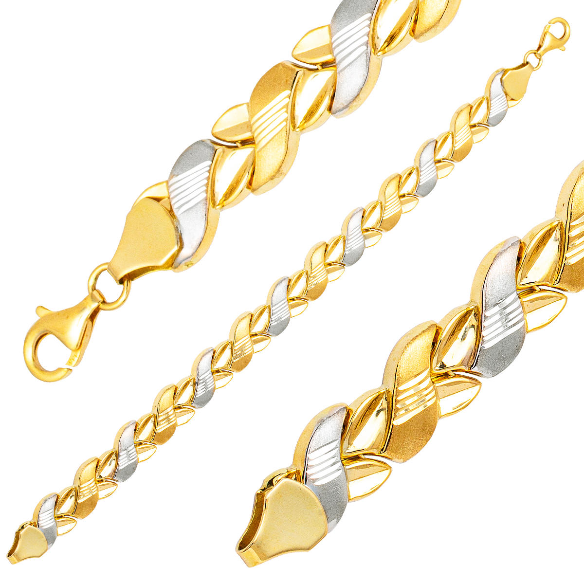 Plain 14 Karat Gold Bracelet