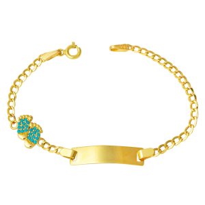 14 Karat Gold Bebek Moonakları İsimlik Bangle