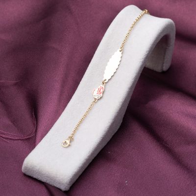 Arabalı İsimlik Altın Çocuk Künyesi - 14K - 2.37g - EZ Gold