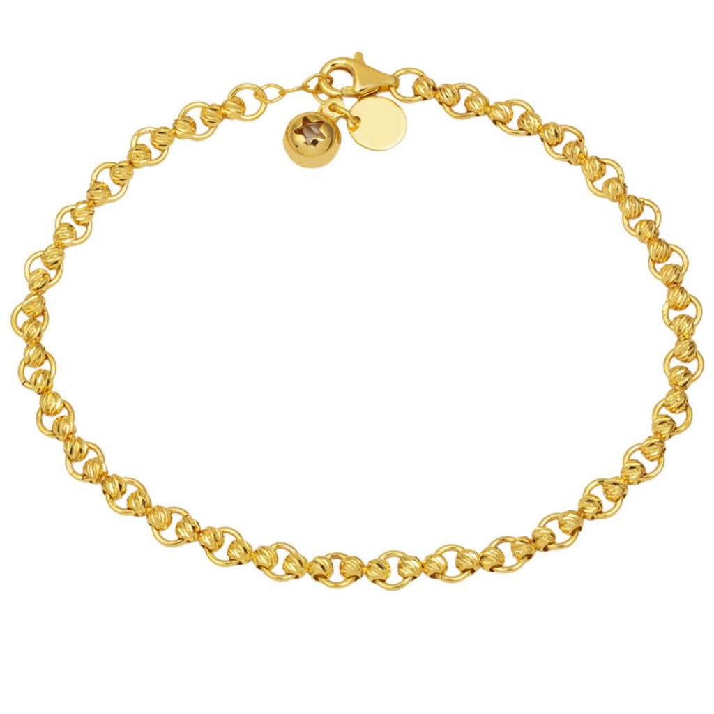 Boules Dizili Ünisex Or Bracelet