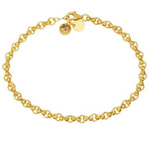 Ball Dizili Ünisex Gold Bracelet