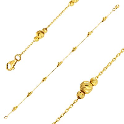 Spor 14K Gold Zincir Bracelet