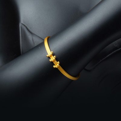 Hilal 14K Gold Woven Bracelet - 14K - 5.45g - EZ Gold