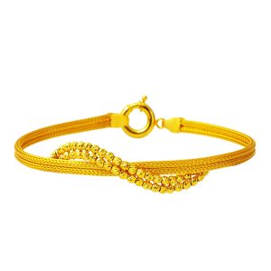 Lierre 14 Carats Or Tresse Bracelet