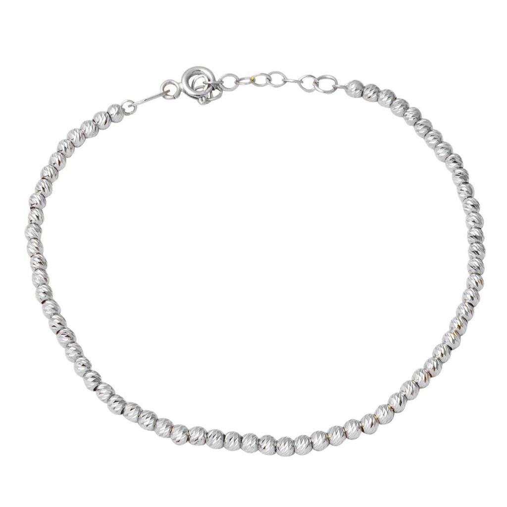 Top en Or 14 Carats Blanc Or Chaine Bracelet