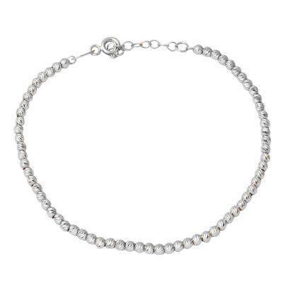Top Goldlı 14K White Gold Zincir Bracelet