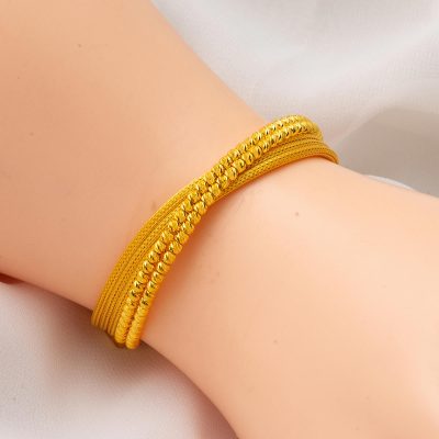 Mesh Wovenlü 14K Gold Bracelet - 14K - 18.5g - EZ Gold
