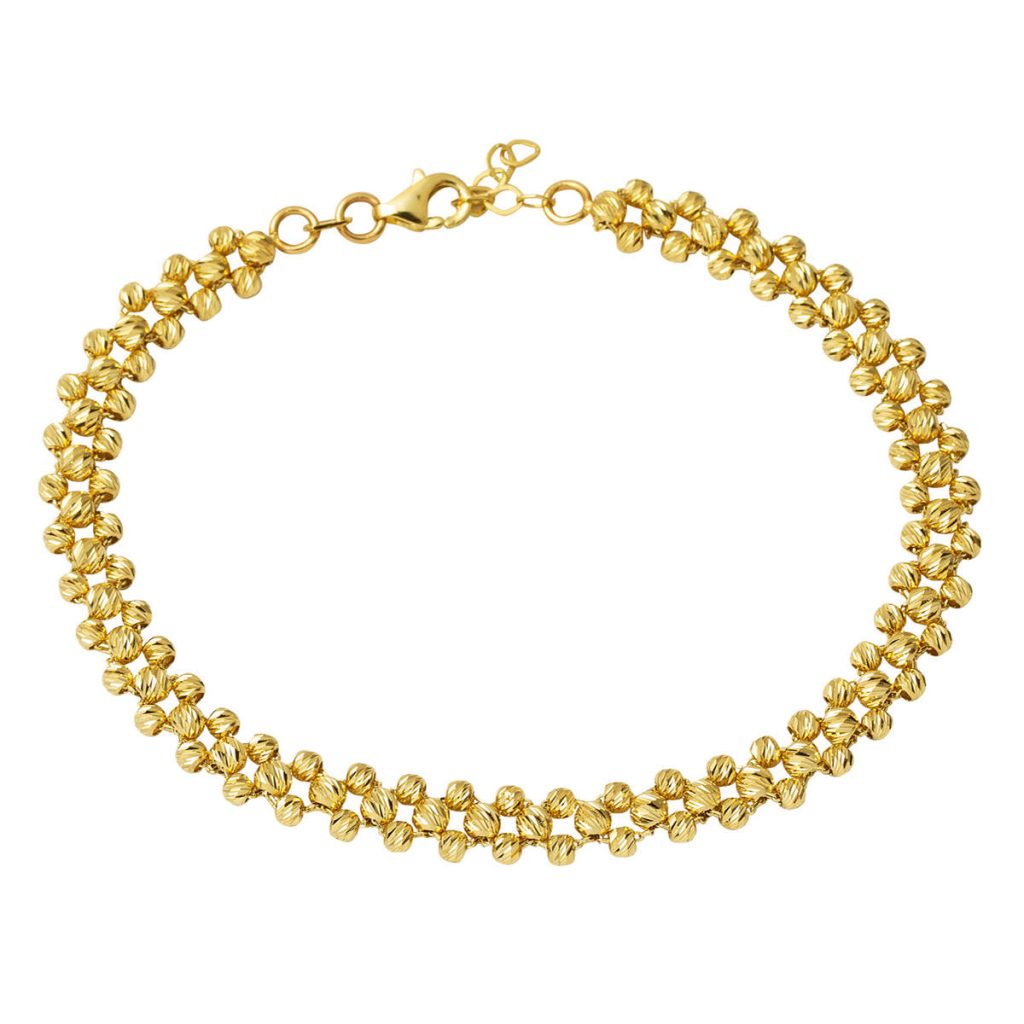 14 Carats Or Boules Boules Bracelet