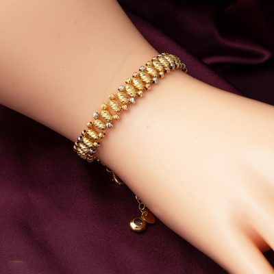 14 Ayar Altın Top Top Bileklik - 14K - 8.98g - EZ Gold