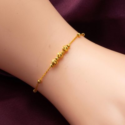 14 Ayar Sarı Altın Zincir Bileklik - 14K - 1.4g - EZ Gold