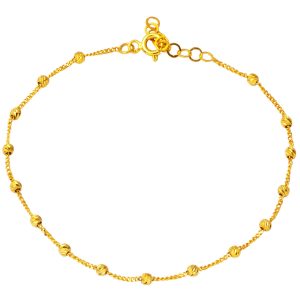 Boules 14 Carats Jaune Or Bracelet