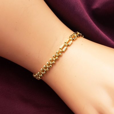 Trend 14 Ayar Dorika Altın Bileklik - 14K - 6.17g - EZ Gold