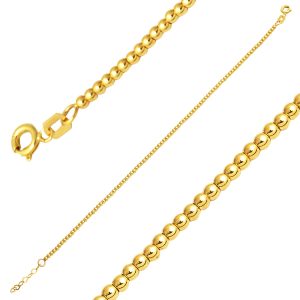 Rangs Rangs Dizili Top en Or 14 Carats Bracelet