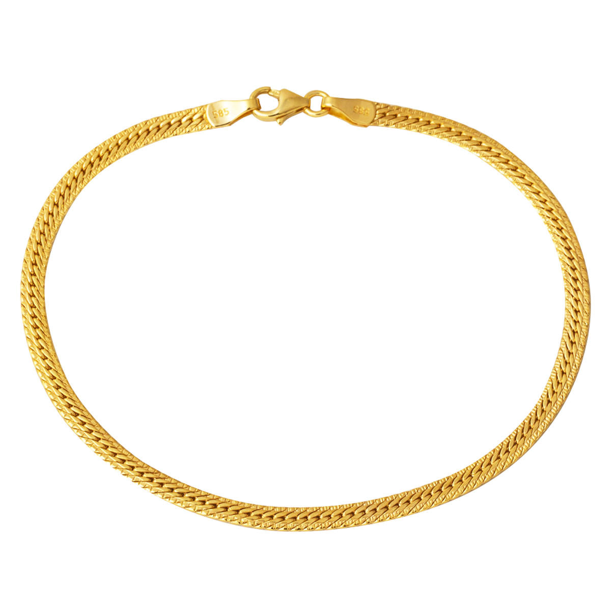 Örme Chain Modern 14 Karat Gold Bracelet