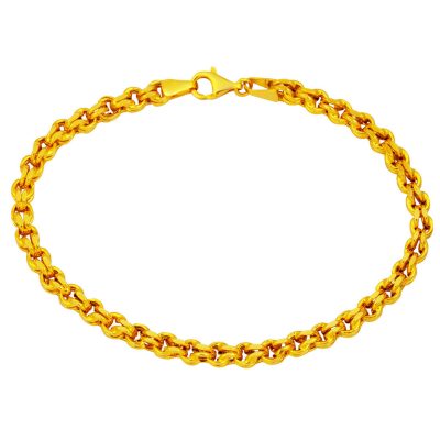 Güverse Zincir 14K Gold Unisex Bracelet