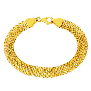 8 mm Enli 14 Karat Gold Chain Bracelet
