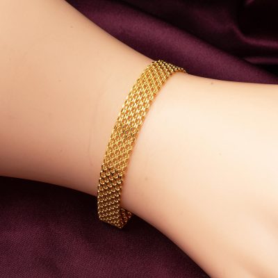 8 mm Enli 14K Gold Zincir Bracelet - 14K - 4.5g - EZ Gold