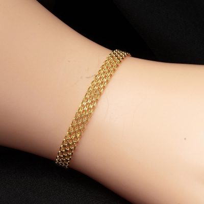 Kalbimin Kilidi Zincir Gold Bracelet - 14K - 4g - EZ Gold