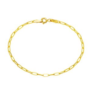 14 Karat Gold Spor Chain Bracelet
