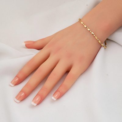 Spor İnce Yellow Gold Bracelet - 14K - 3.58g - EZ Gold