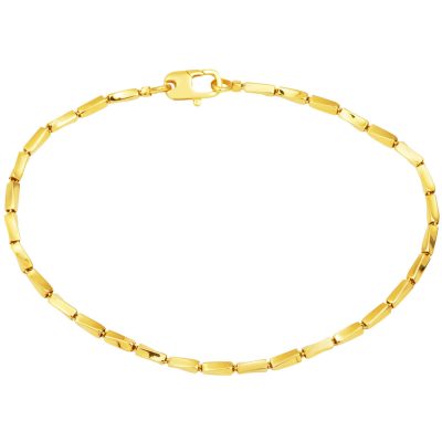 Sarı Gold Minimal Spor Zincir Bracelet