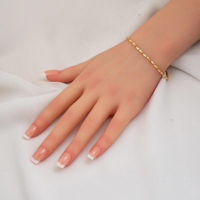 Sarı Gold Minimal Spor Zincir Bracelet - 14K - 3.13g - EZ Gold