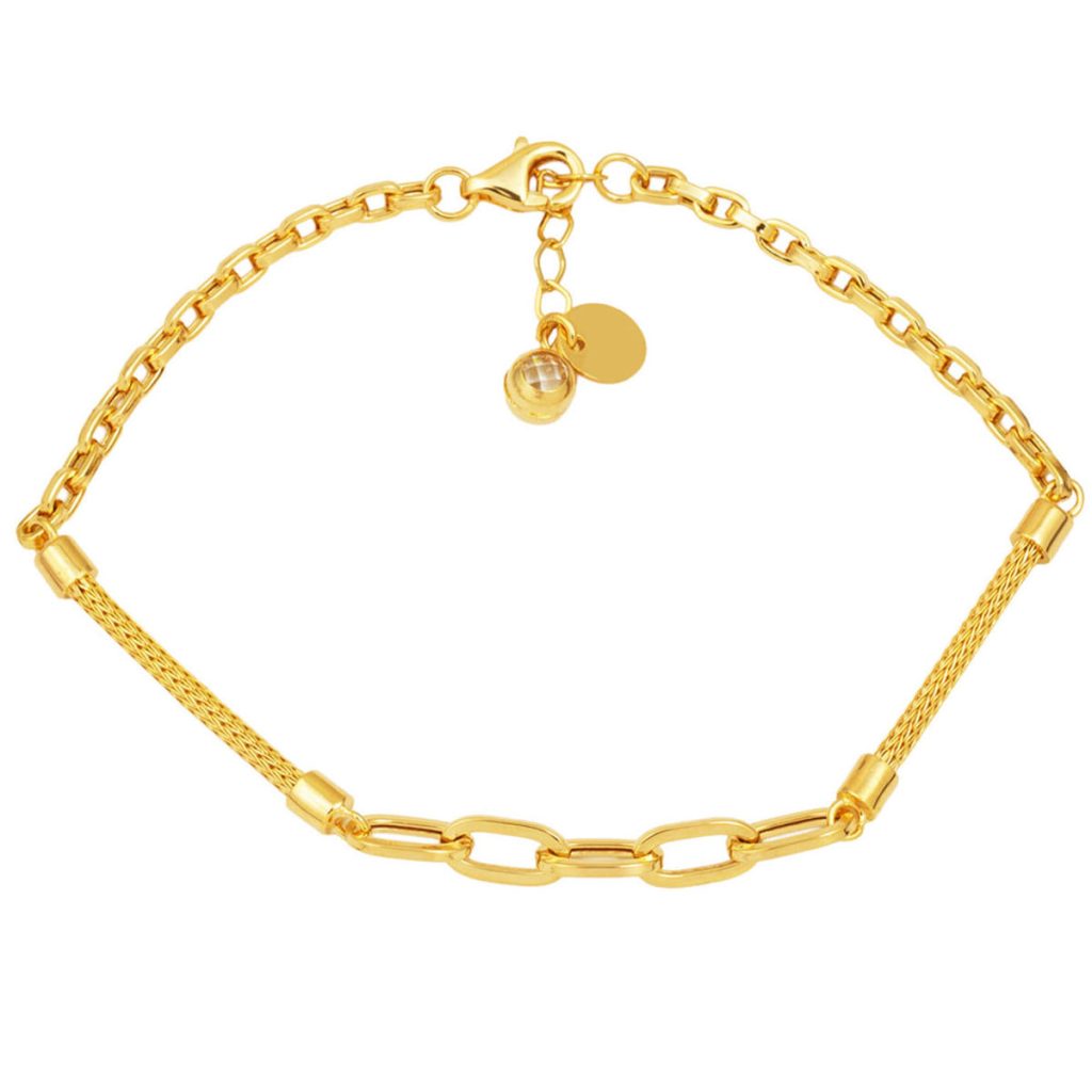 Trombone a Chaine Kalze Or Bracelet