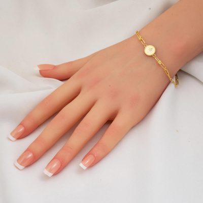Sole Spor Zincirli Gold Bracelet - 14K - 3.7g - EZ Gold