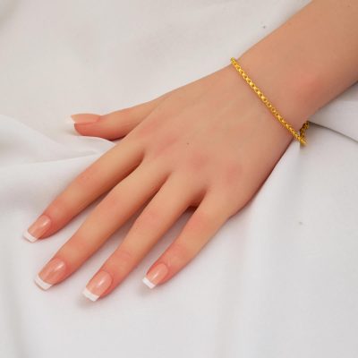 Güverse Zincirli Gold Bracelet - 14K - 1.75g - EZ Gold