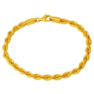 14 Karat Gold Halat Chain Bracelet