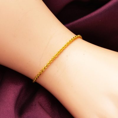 14 Ayar Burgu Zincir Altın Bileklik - 14K - 1.36g - EZ Gold