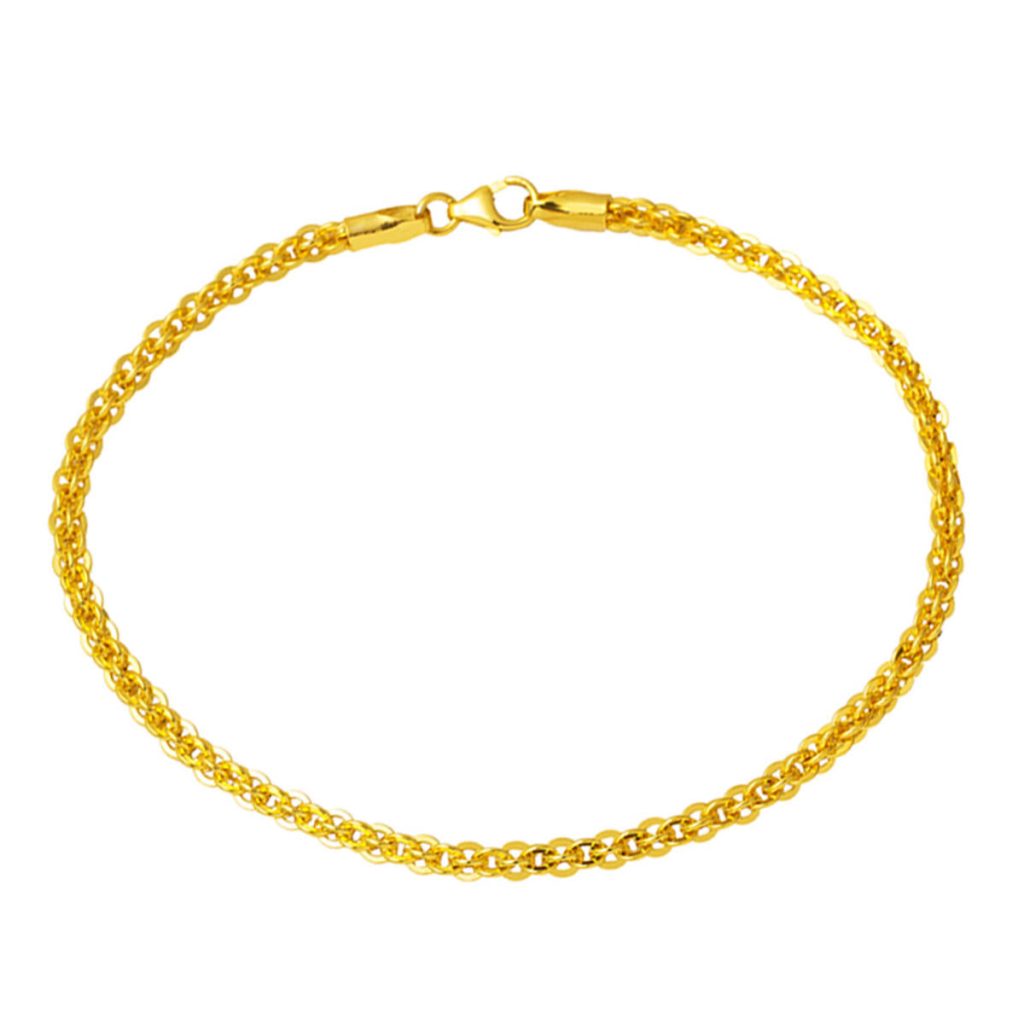 14 Karat Gold Chain Bracelet