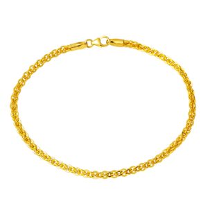 14 Karat Gold Chain Bracelet