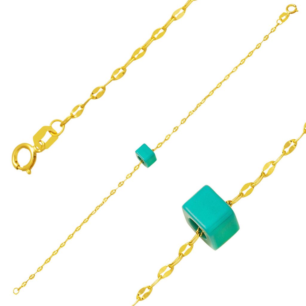 Infinity Chain 14 Karat Gold Bracelet