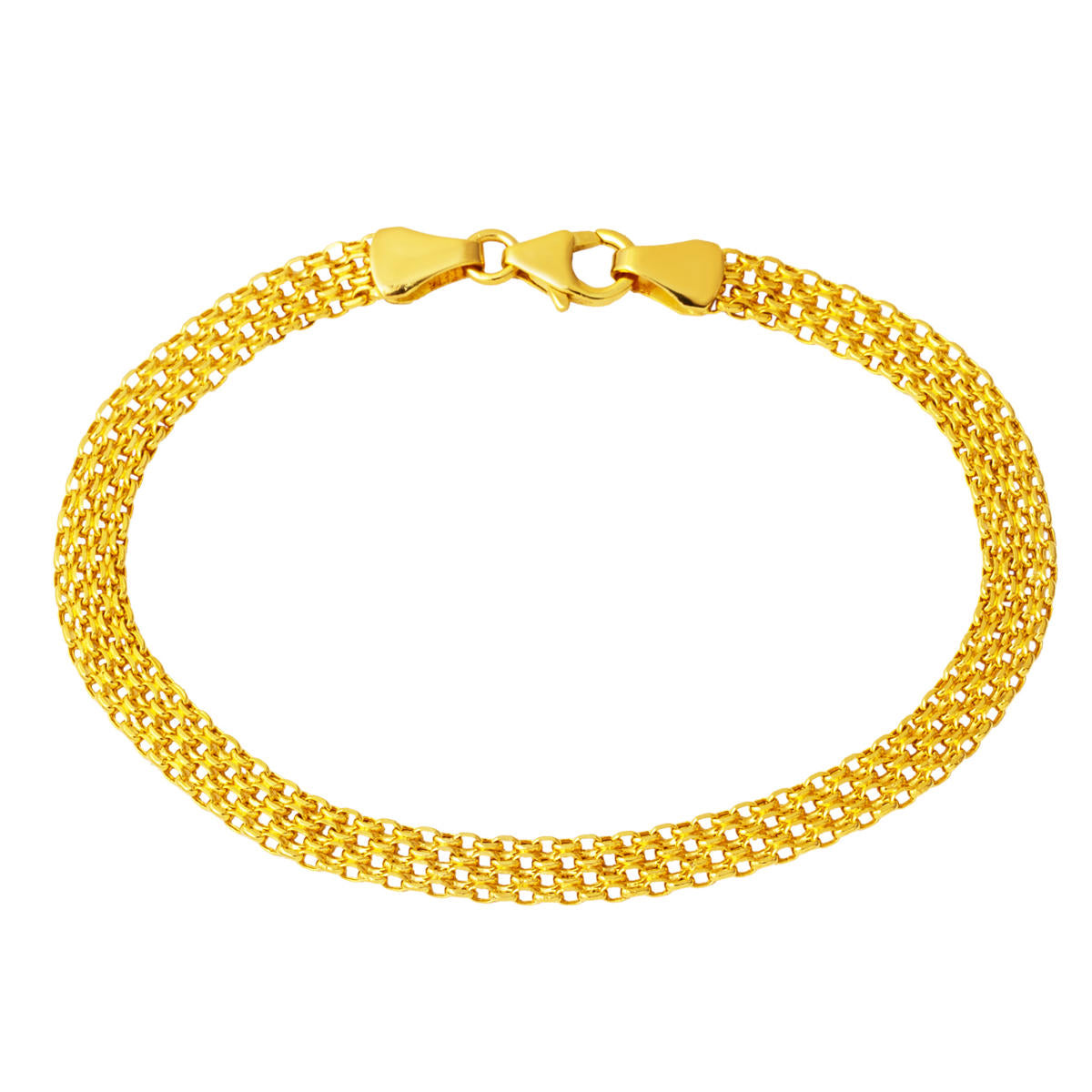 5 mm. 14 Karat Gold Chain Bracelet