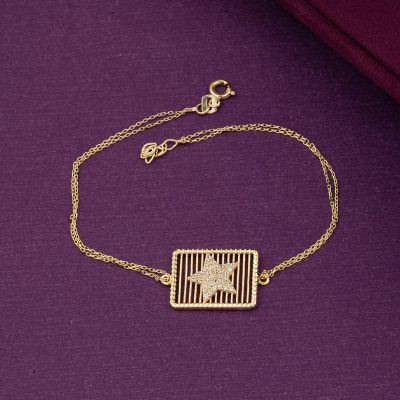 Altın Yıldız Bileklik - 14K - 2.03g - EZ Gold
