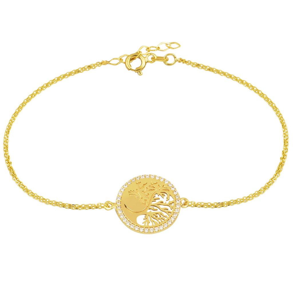 Yaşam Ağacı Or Bracelet
