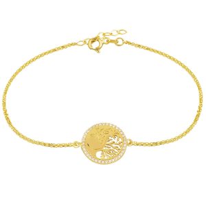 Yaşam Ağacı Or Bracelet