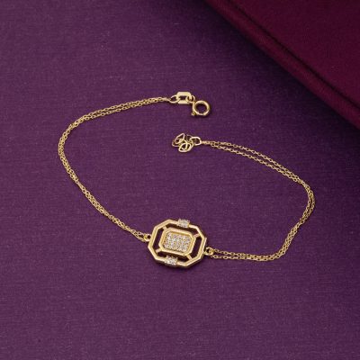 Minimal Tasarım Altın Bileklik - 14K - 2.24g - EZ Gold