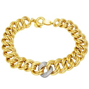 Milky Way Fantasy Design Gold Bracelet